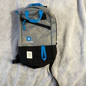 EUC Carvana logo Topo Designs Trip Pack Slim Outdoor Day Backpack